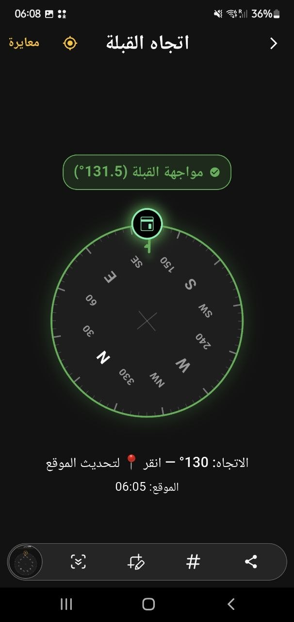 بوصلة القبلة
